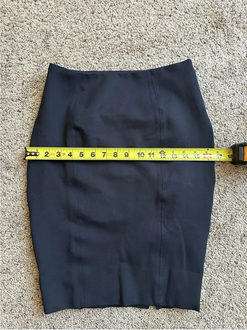 SPANX Black Tailored Pencil Skirt